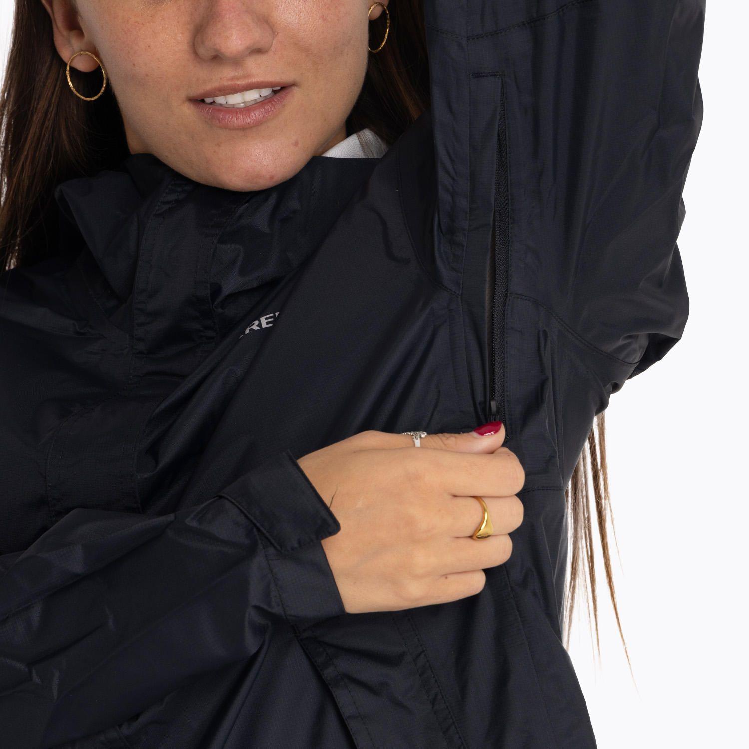 Impermeable Mujer Fallon Rain Shell Negro-5