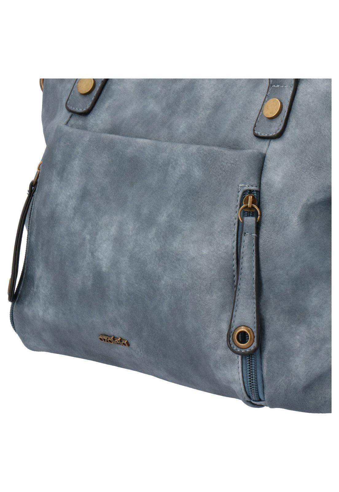 Cartera Mujer Fipe Tote Azul Mujer-3