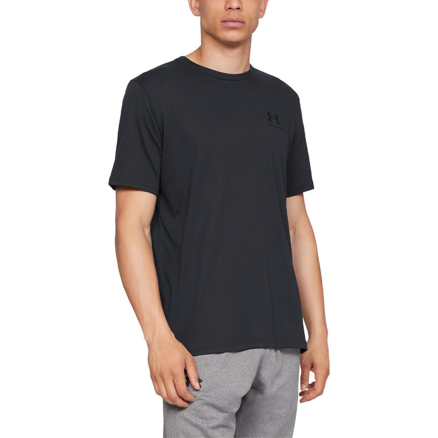Polera Hombre Ua Sportstyle Lc Ss- Negro-4