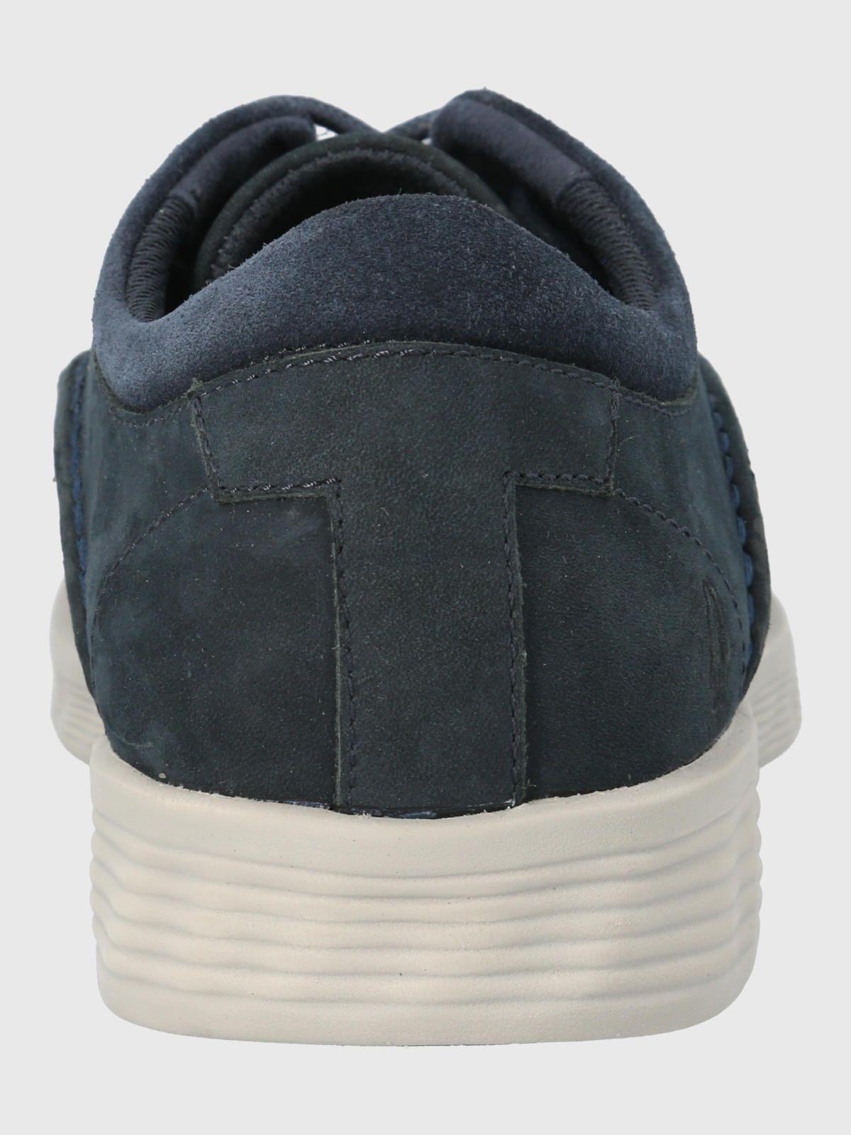 Zapato Cuero Azul Hombre Spinal Street -5