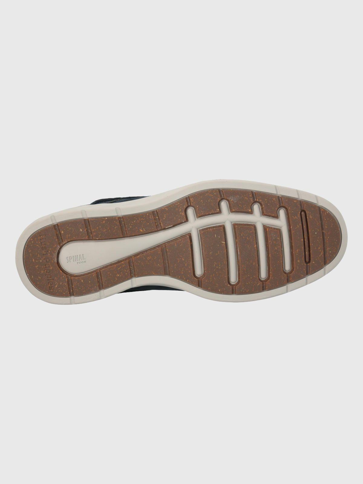 Zapato Cuero Azul Hombre Spinal Street -6