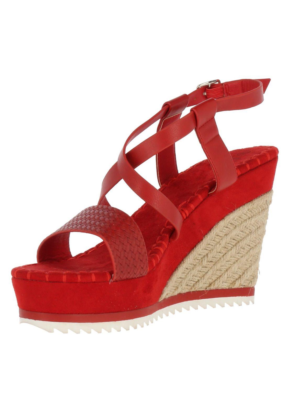 Sandalia Basic Rojo-1
