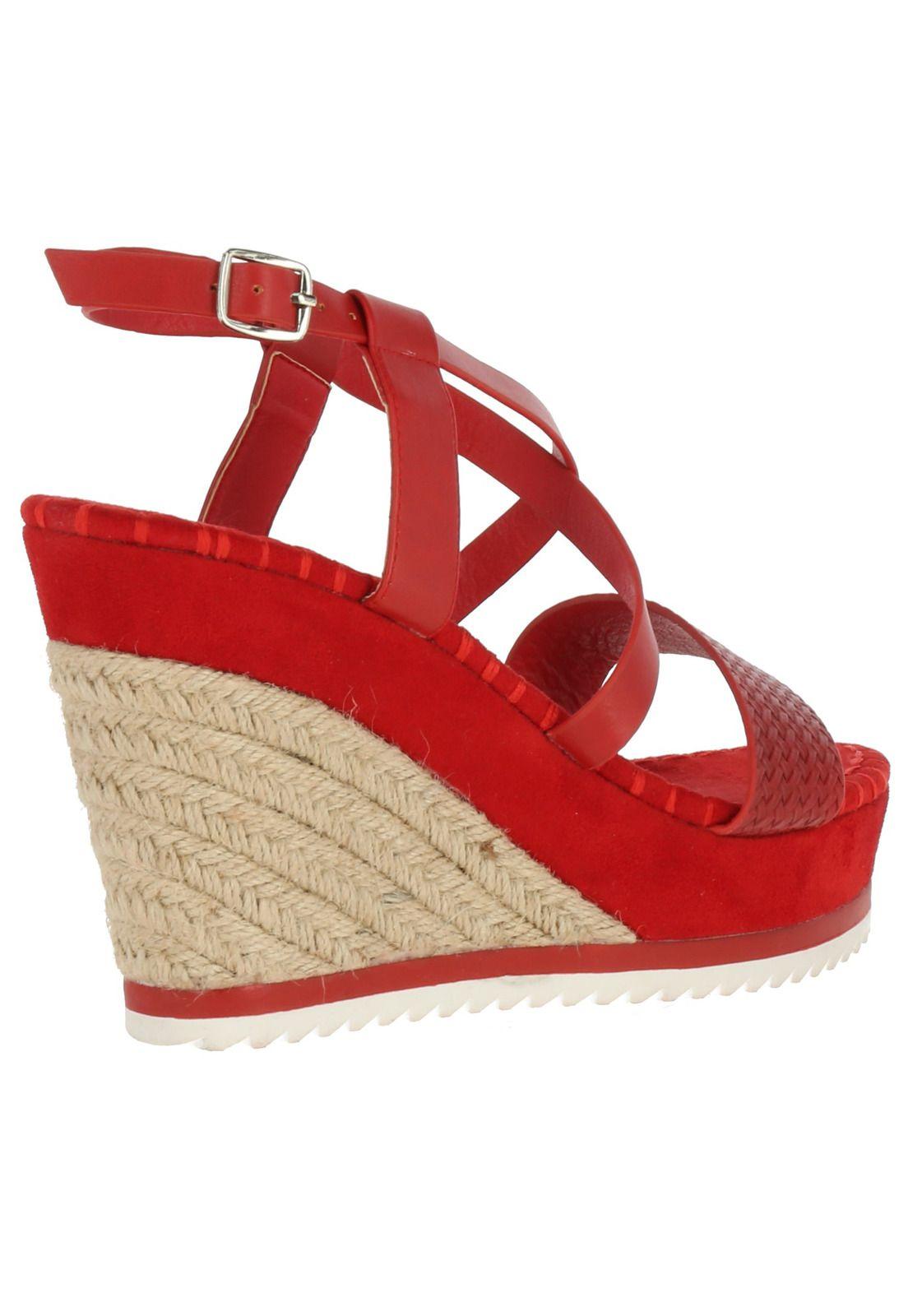 Sandalia Basic Rojo-4