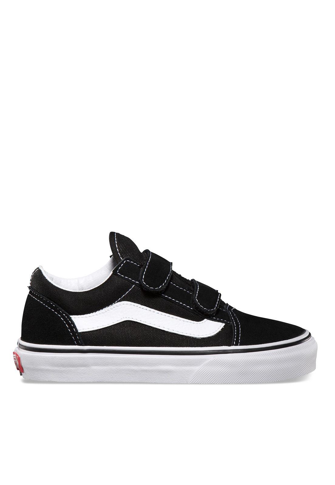Zapatilla Niño Uy Old Skool V Black/True White-0