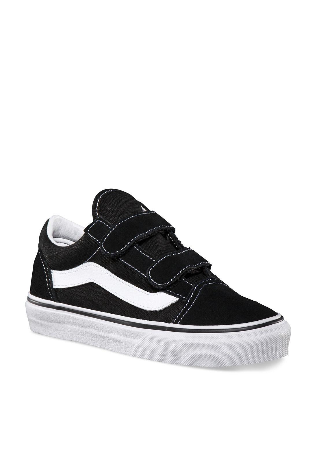 Zapatilla Niño Uy Old Skool V Black/True White-1