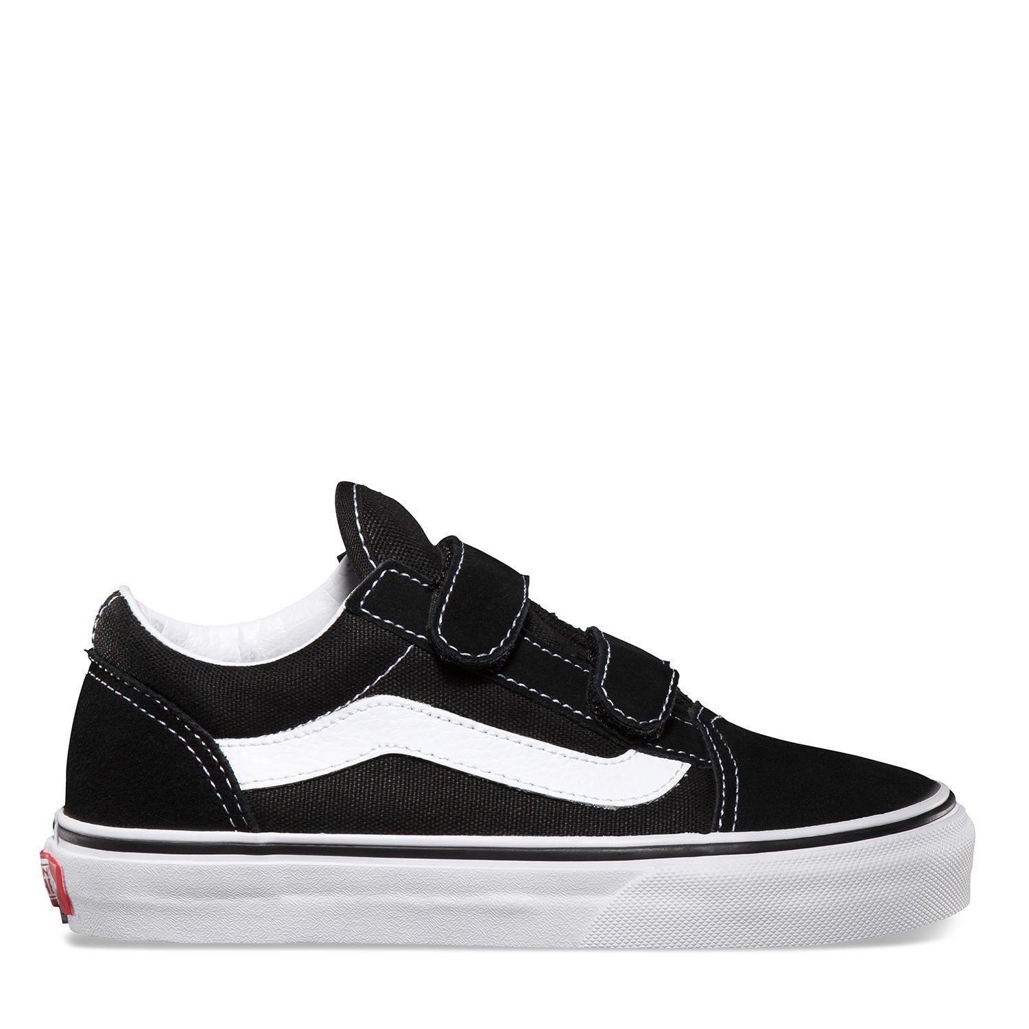 Zapatilla Niño Uy Old Skool V Black/True White-0