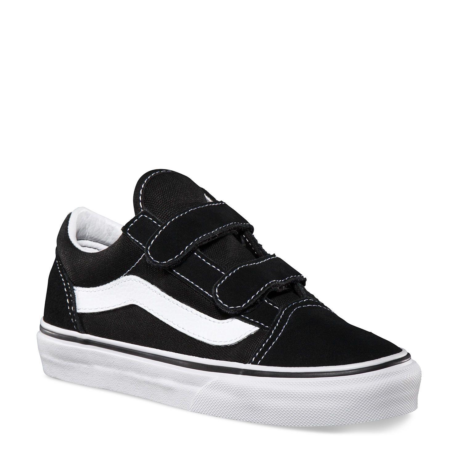 Zapatilla Niño Uy Old Skool V Black/True White-1