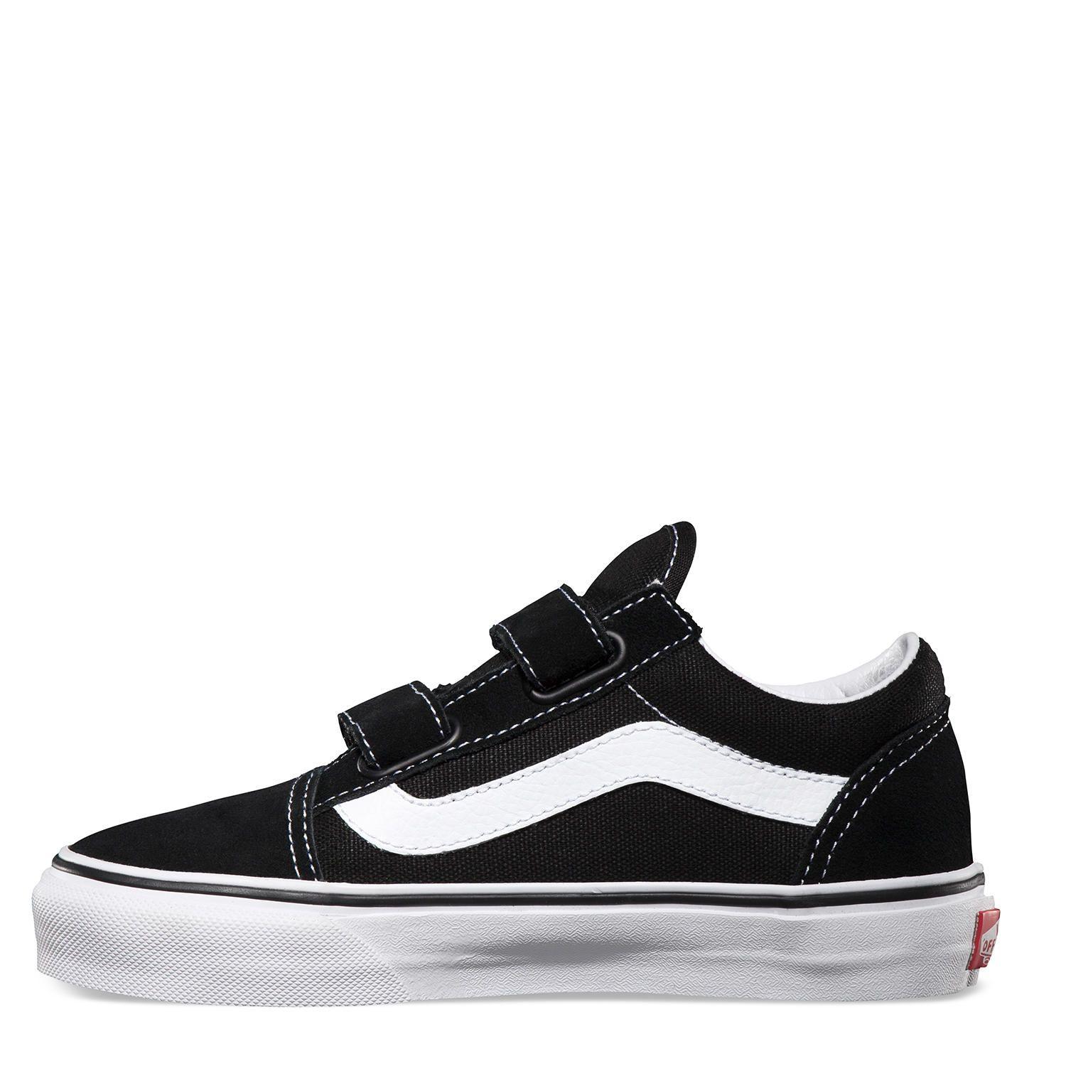 Zapatilla Niño Uy Old Skool V Black/True White-3