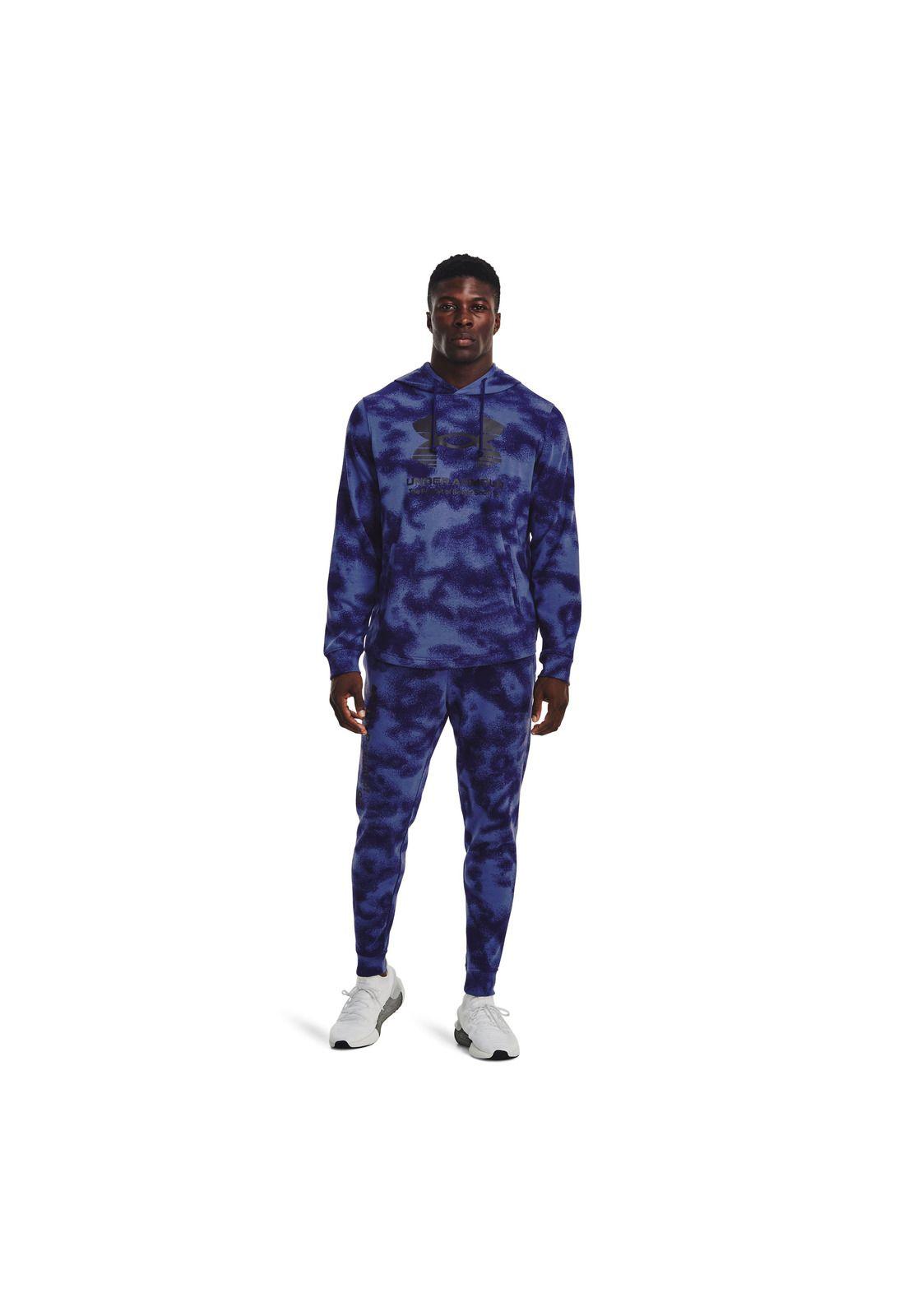 Buzo Training Jogger Rival Terry Azul Hombre-5