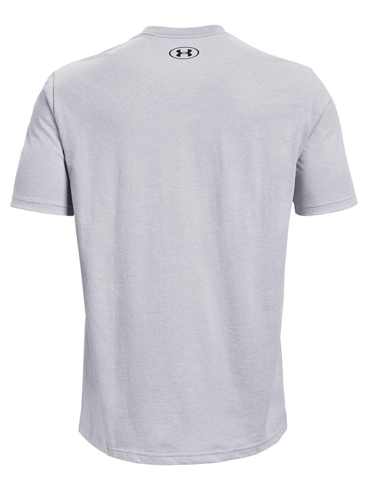 Polera manga corta UA AMB Camo Boxed Logo hombre Gris-1