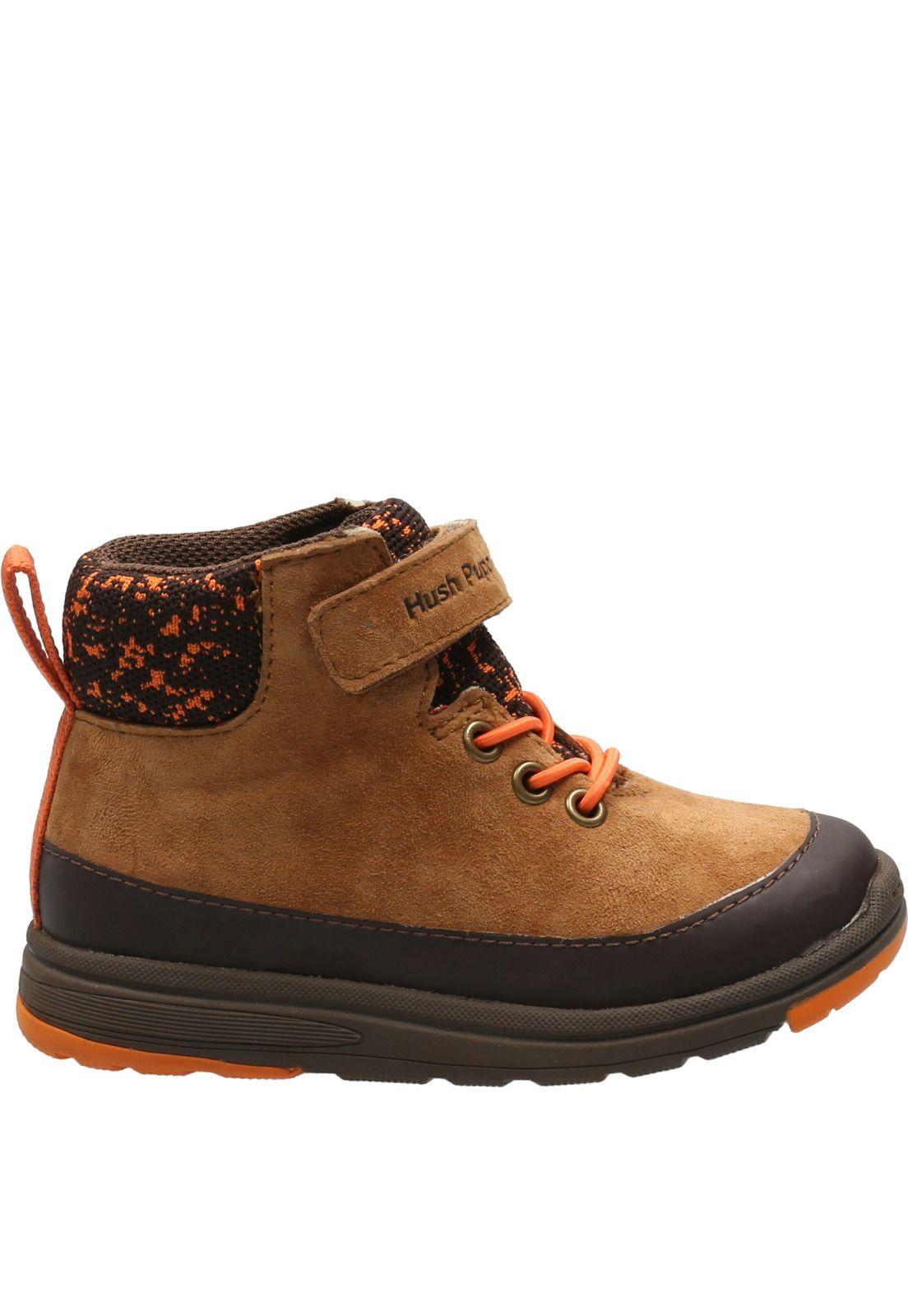 Botín Cuero Niño Camp Café (26 - 29)-1