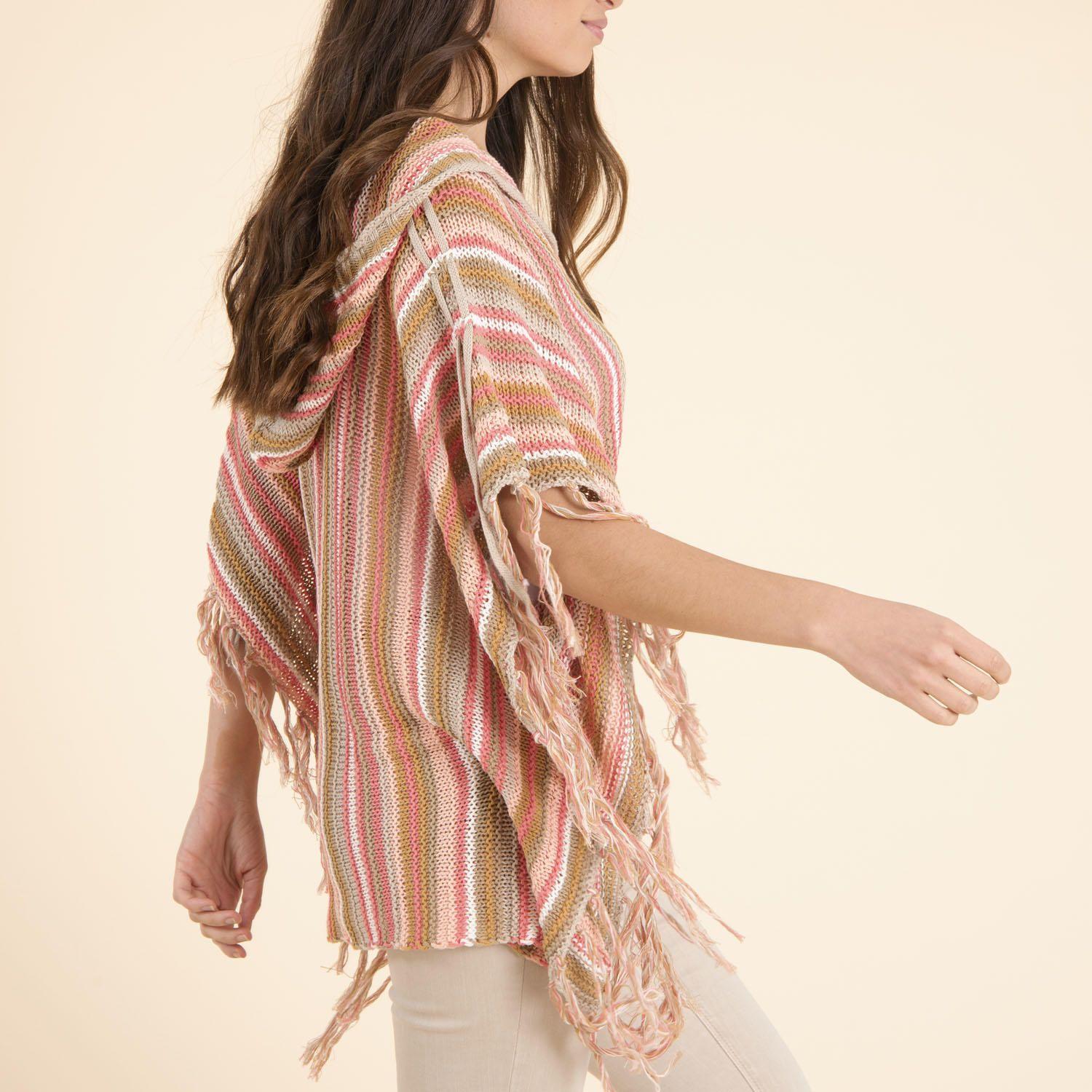 Poncho Mujer Kiribati Beige-3