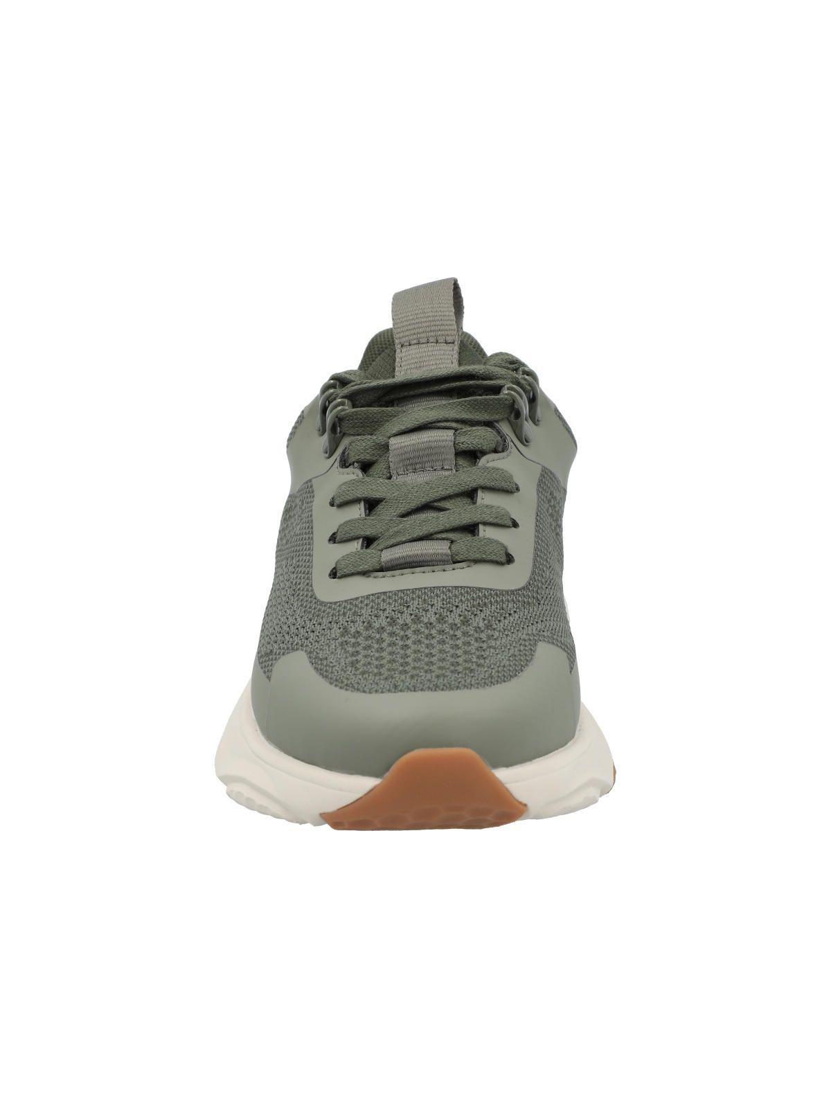 Zapatilla Cuero Mujer Benza Verde-3