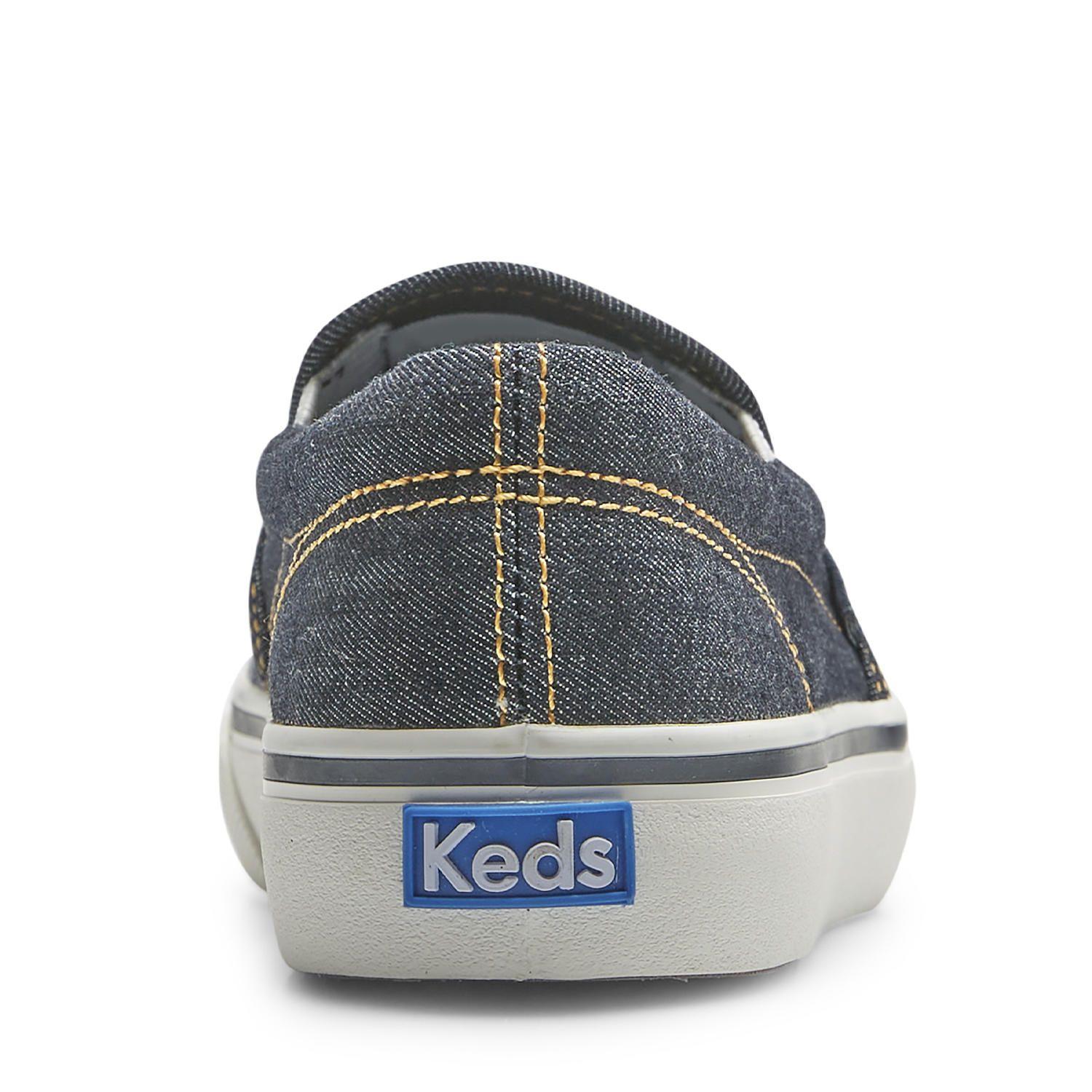 Zapatilla Mujer Jump Kick Slip Denim Blanco -4