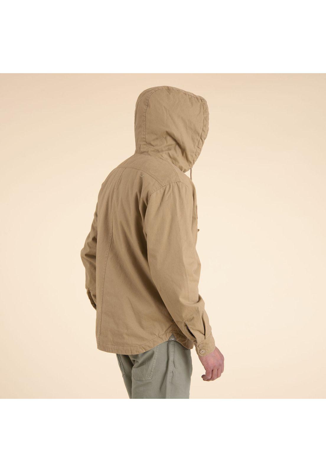 Chaqueta Algodón Orgánico Hombre Praga Camel-2