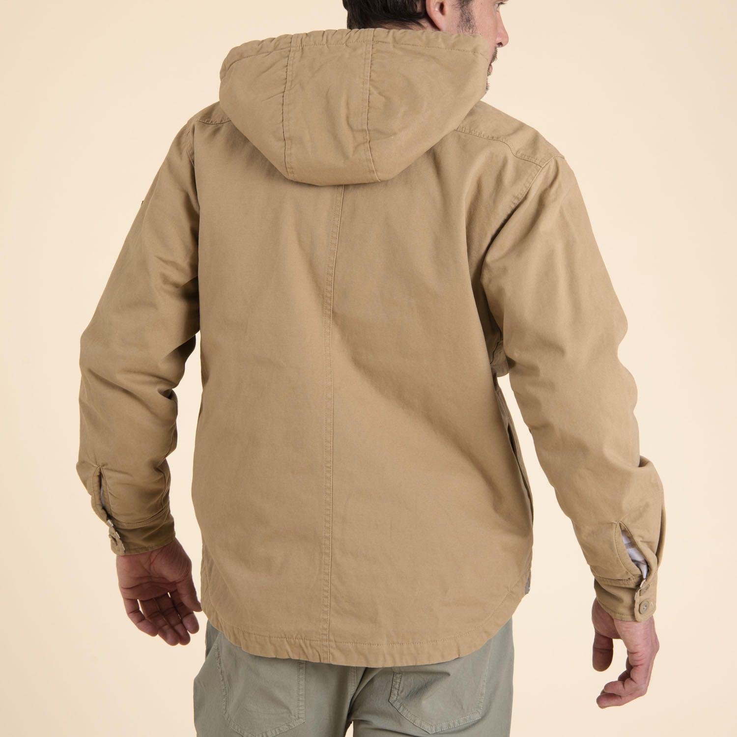 Chaqueta Algodón Orgánico Hombre Praga Camel-3