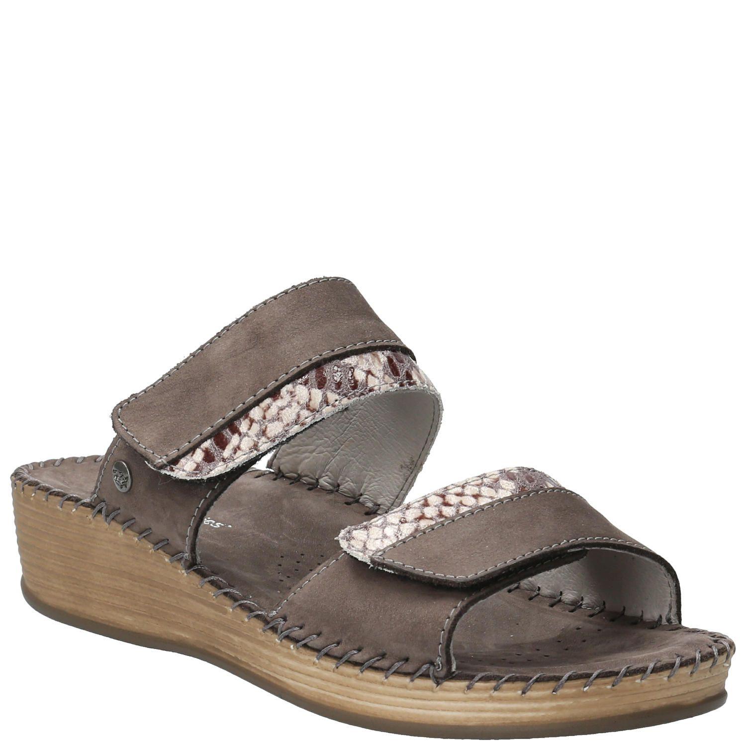 Sandalia Mujer Naila Café Oscuro-0