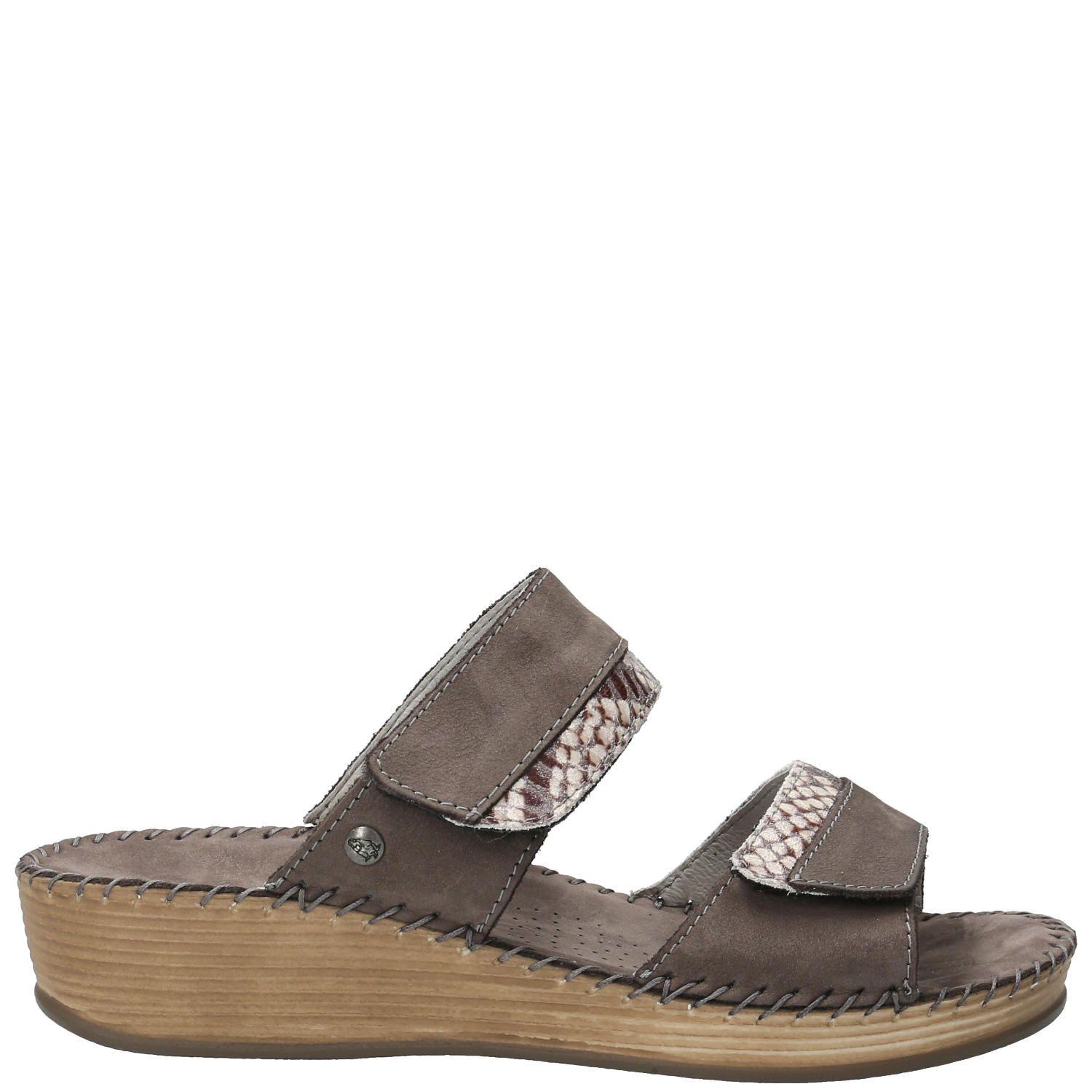 Sandalia Mujer Naila Café Oscuro-1