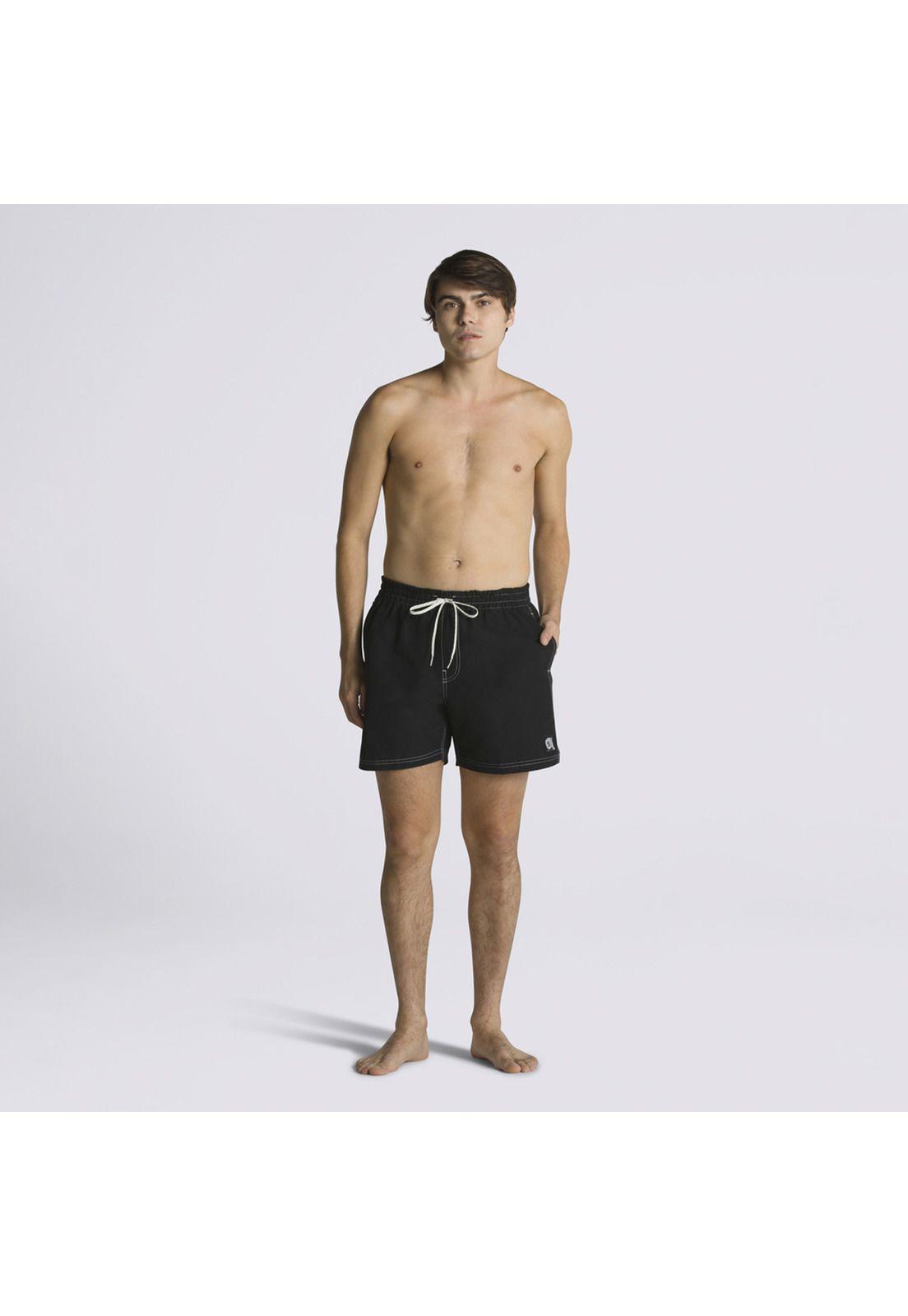 Traje De Baño Primary Dti Logo Ela Negro Hombre-0