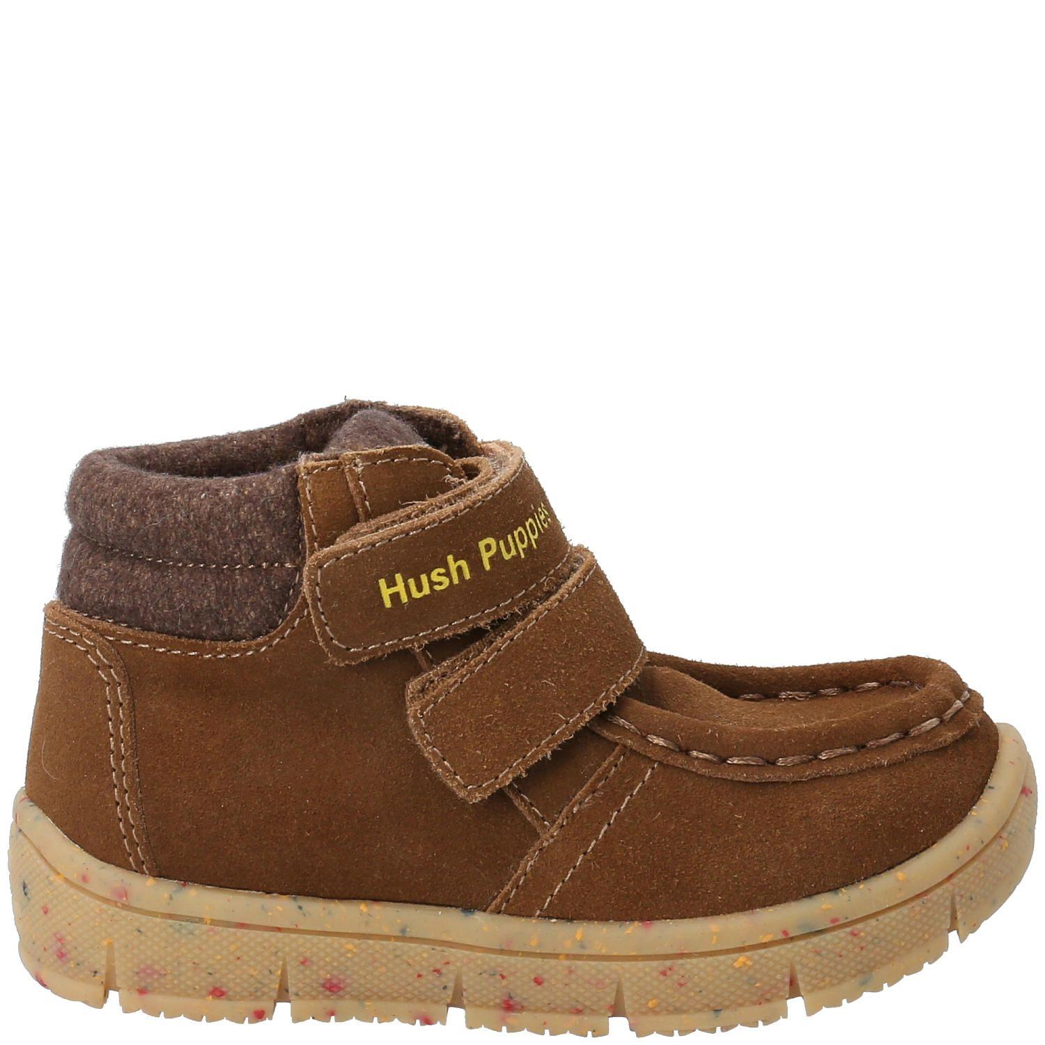 Botín Cuero Niño Koda Velcro Café (19-25)-1