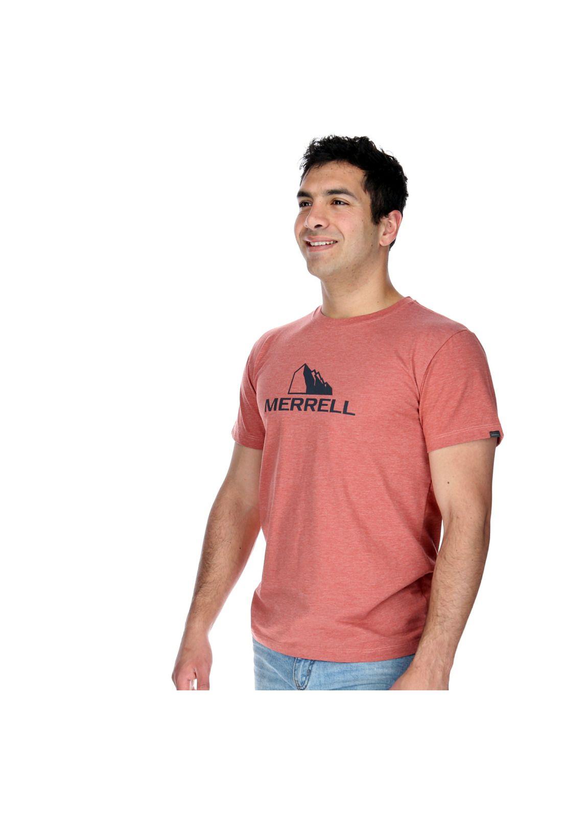 Polera M/C Hombre Logo Tee Naranja-1