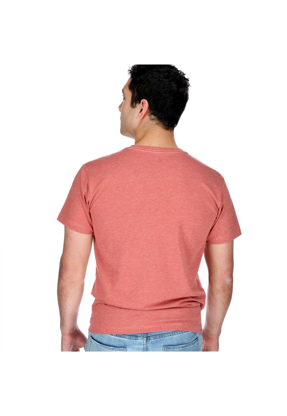 Polera M/C Hombre Logo Tee Naranja-3