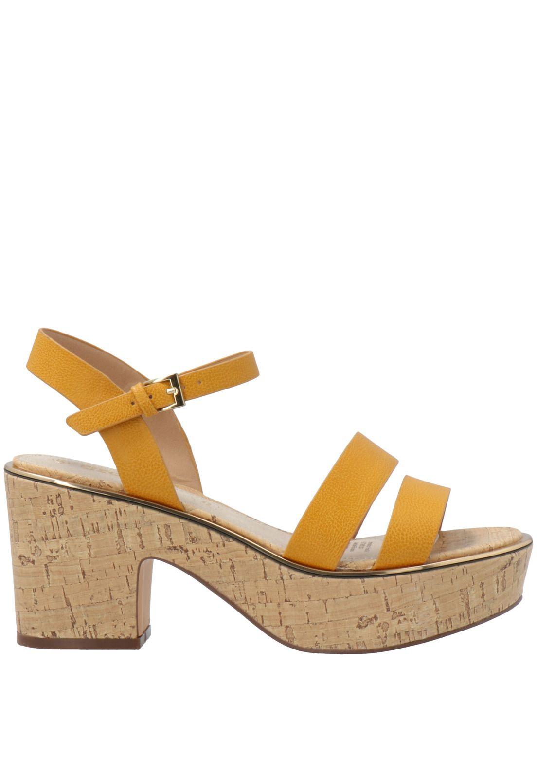 Sandalia Mujer Brownie Mostaza-1