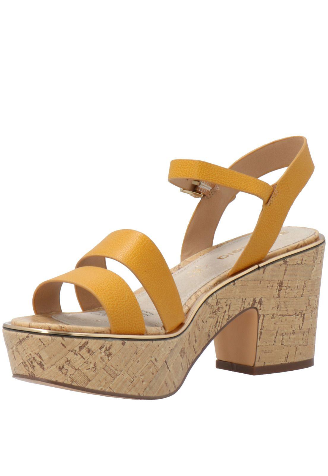 Sandalia Mujer Brownie Mostaza-3