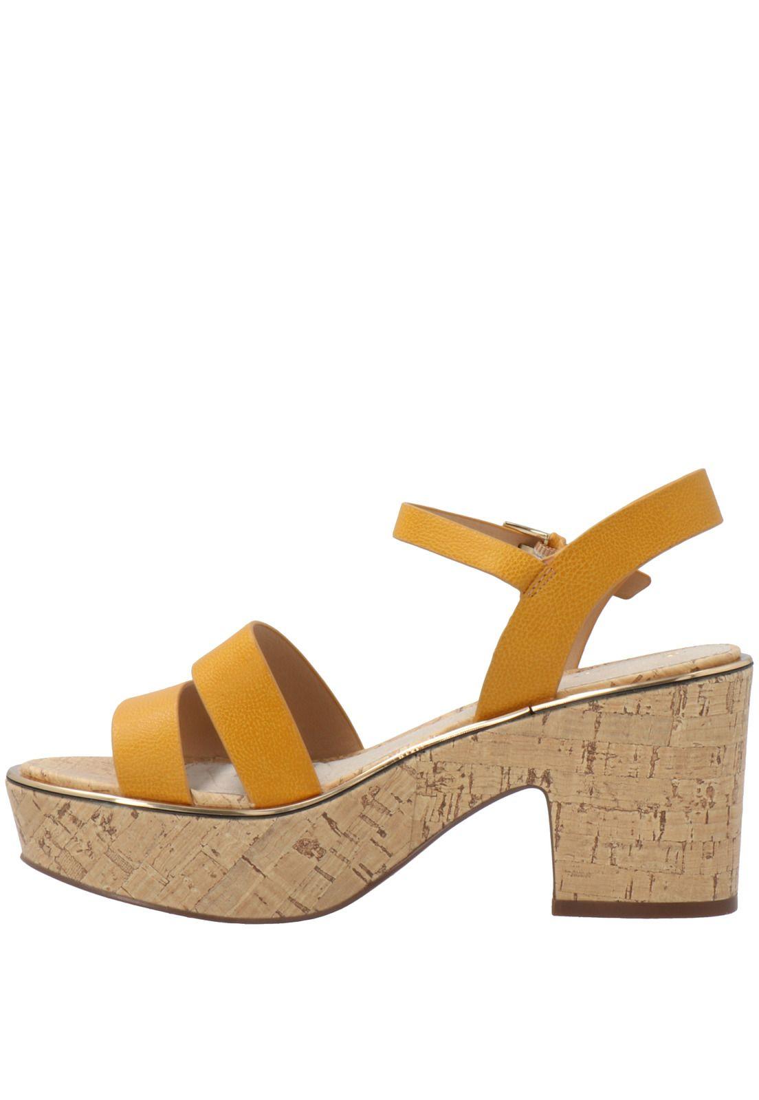 Sandalia Mujer Brownie Mostaza-4