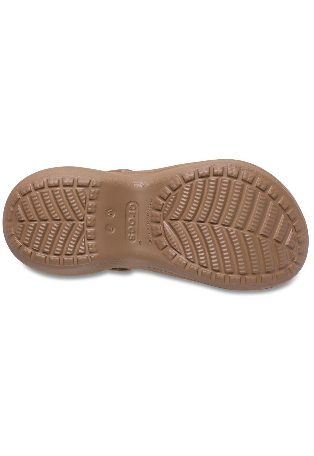 Zueco Crocs Mujer Bae Clog Café-5