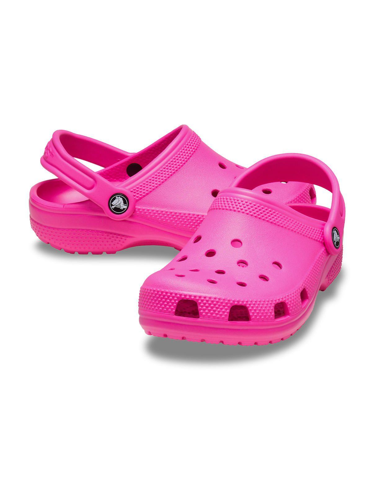 Zueco Crocs Niña Classic Clog K Rosado-2