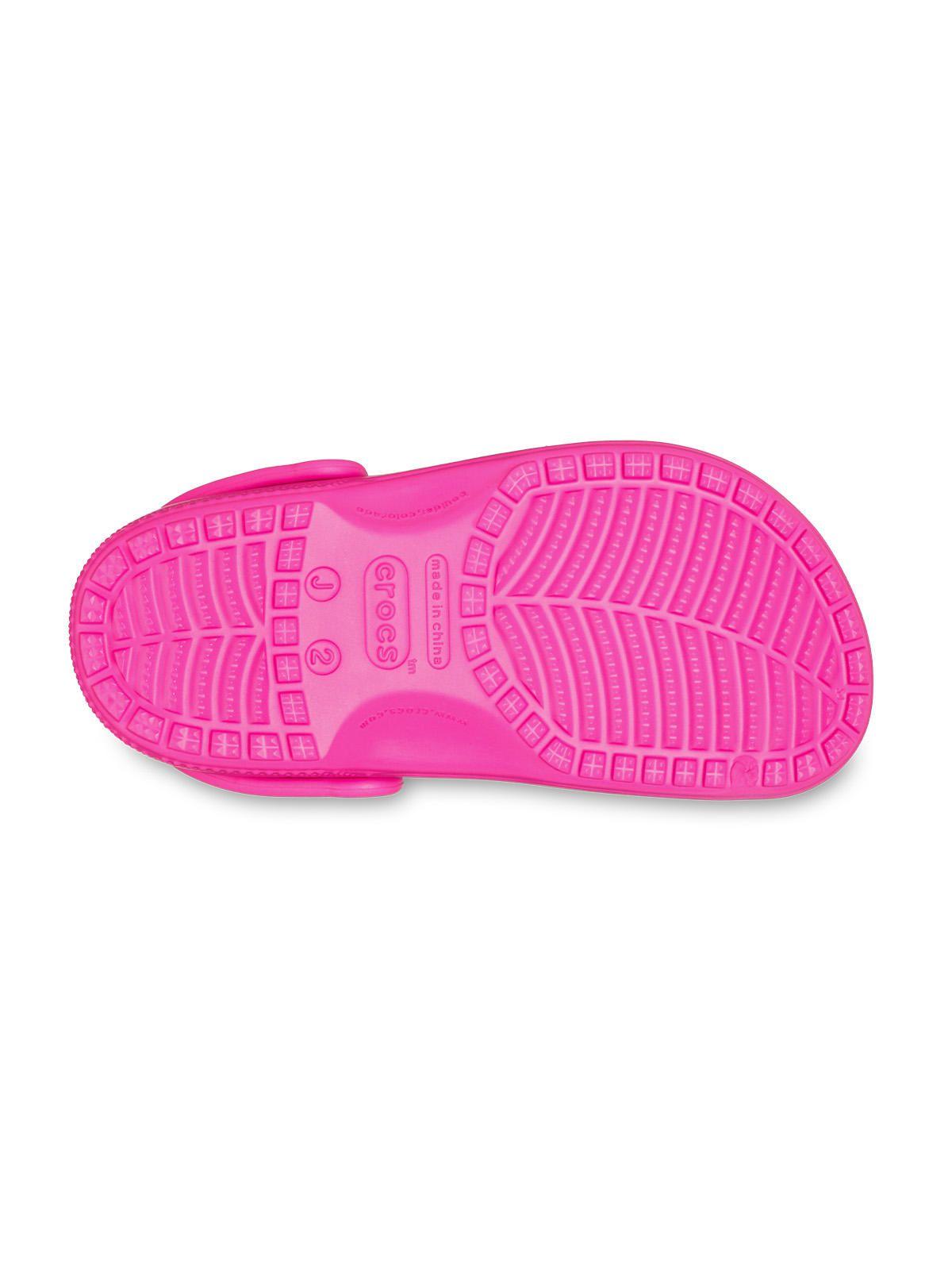 Zueco Crocs Niña Classic Clog K Rosado-3