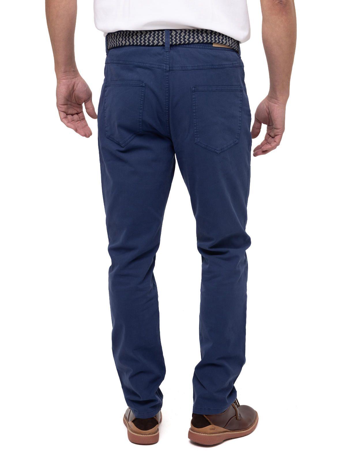 Pantalón Natural Flex Five Azul Hombre-4