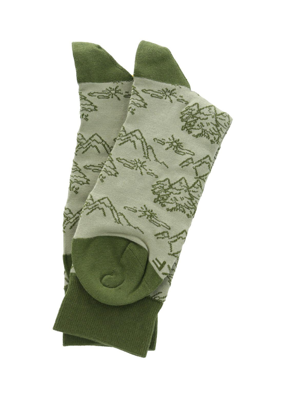 Calcetin Verde Mountain Hombre-2