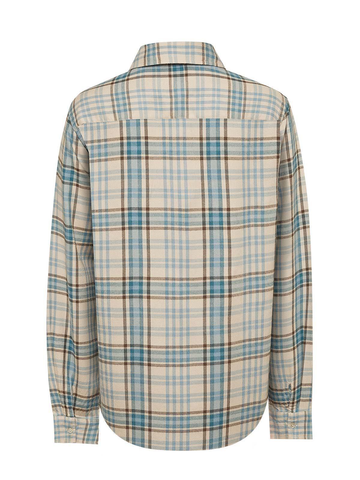 Blusa Rayón Mujer Bonete Celeste-1