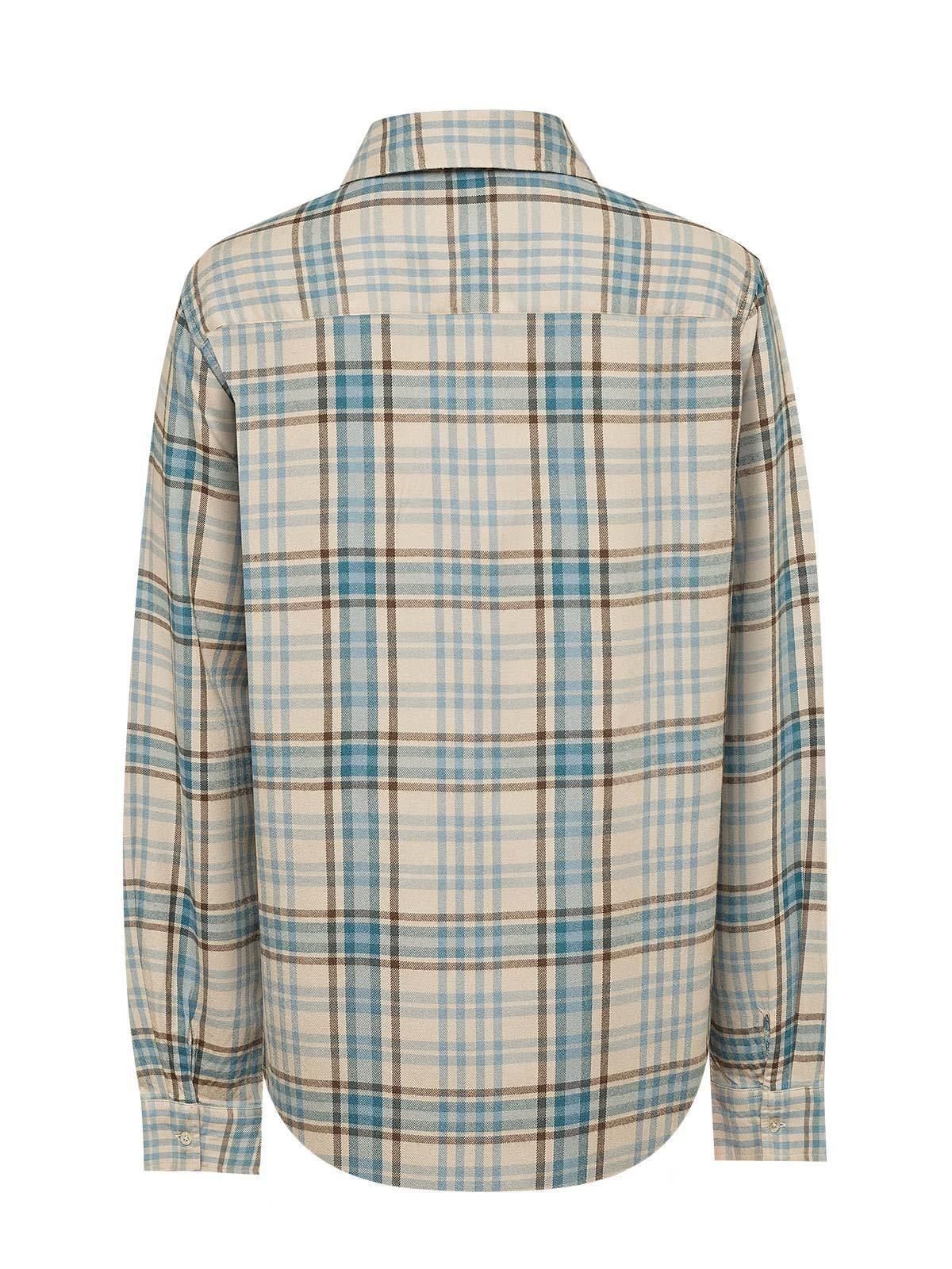 Blusa Rayón Mujer Bonete Celeste-1