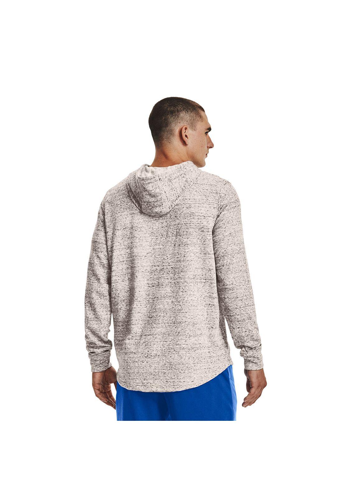 Polerón Buzo Hombre Rival Terry Logo Hoodie Blanco-3