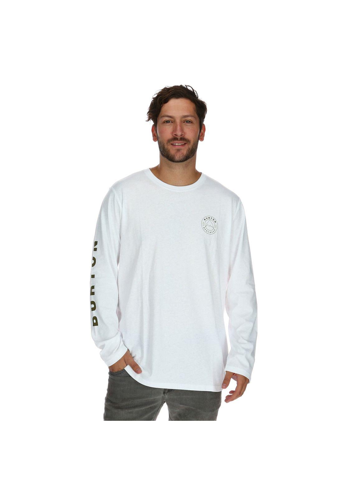 Polera M/L Gets Hombre Blanco Burton-0