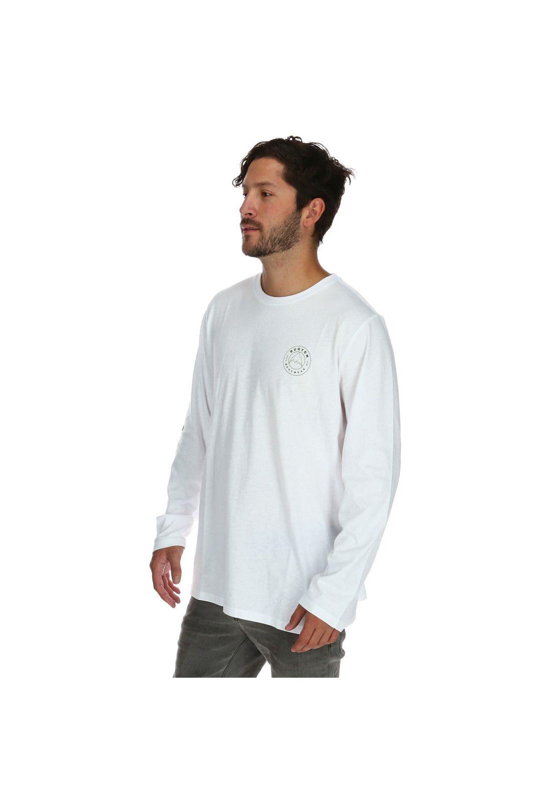 Polera M/L Gets Hombre Blanco Burton-1