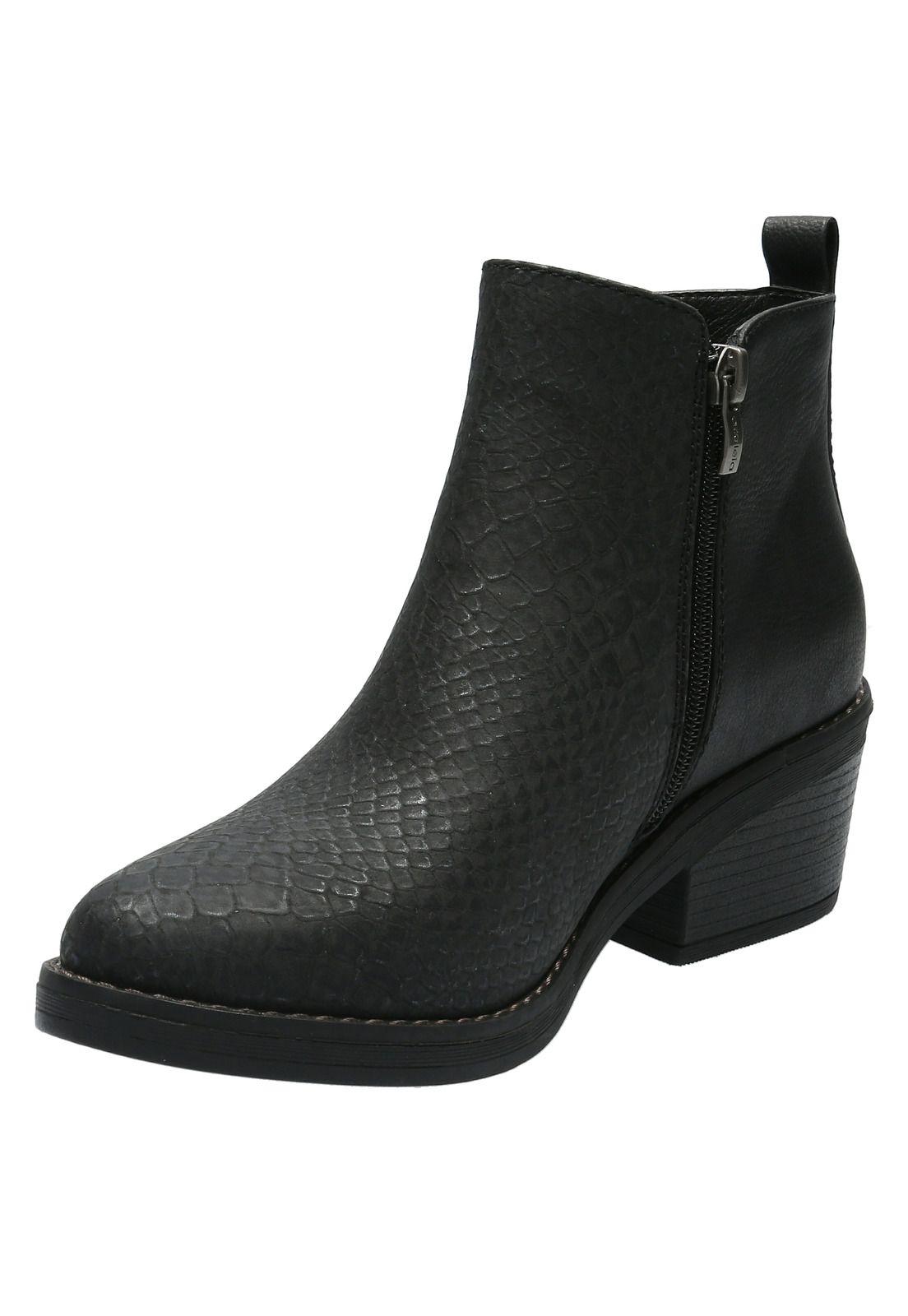 Botín Mujer Egmont Negro-3