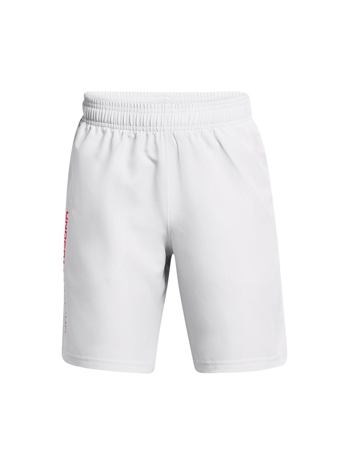 Shorts UA Woven para Niño Gris-0