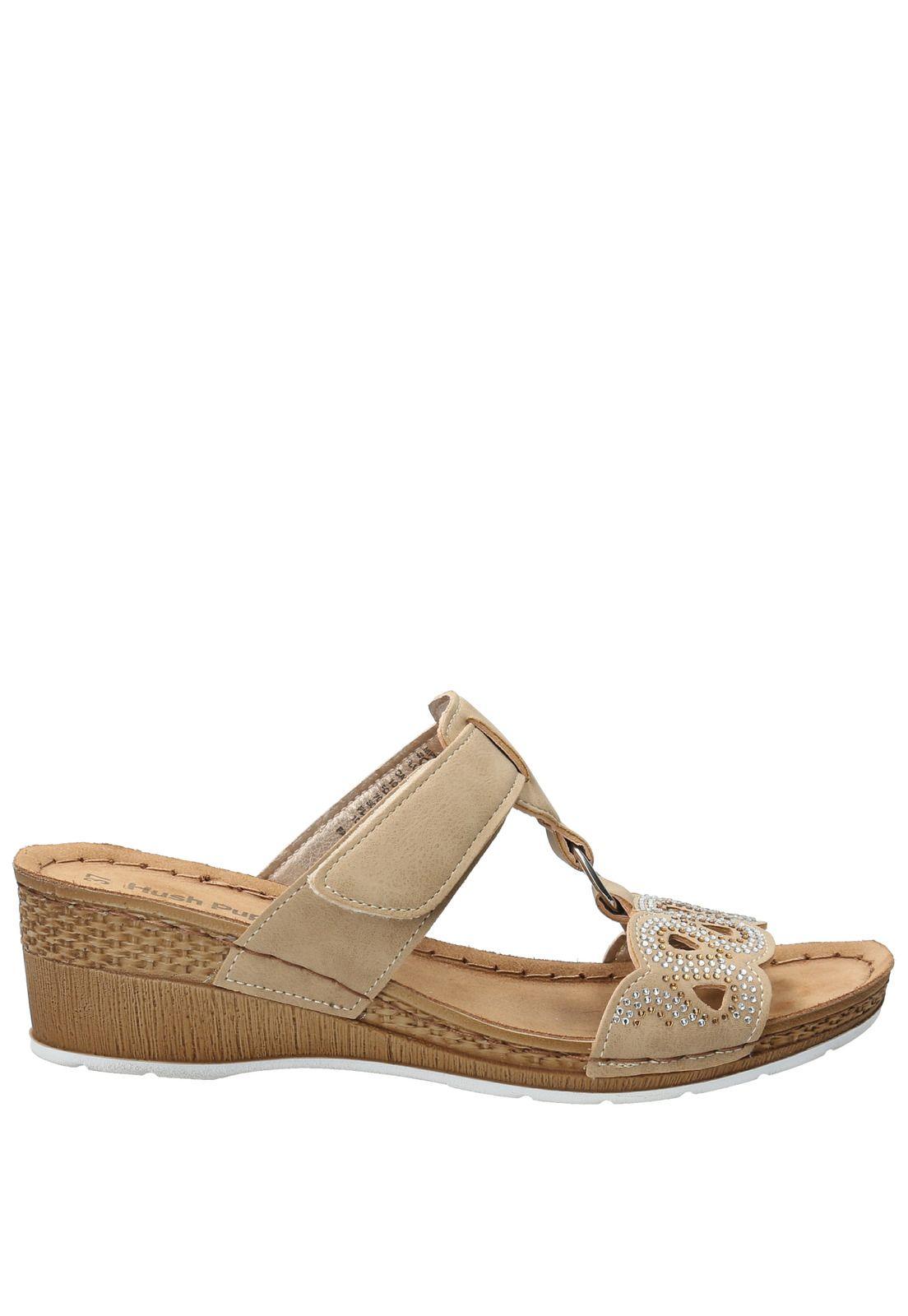 Sandalia Mujer Bax Ii Beige-1