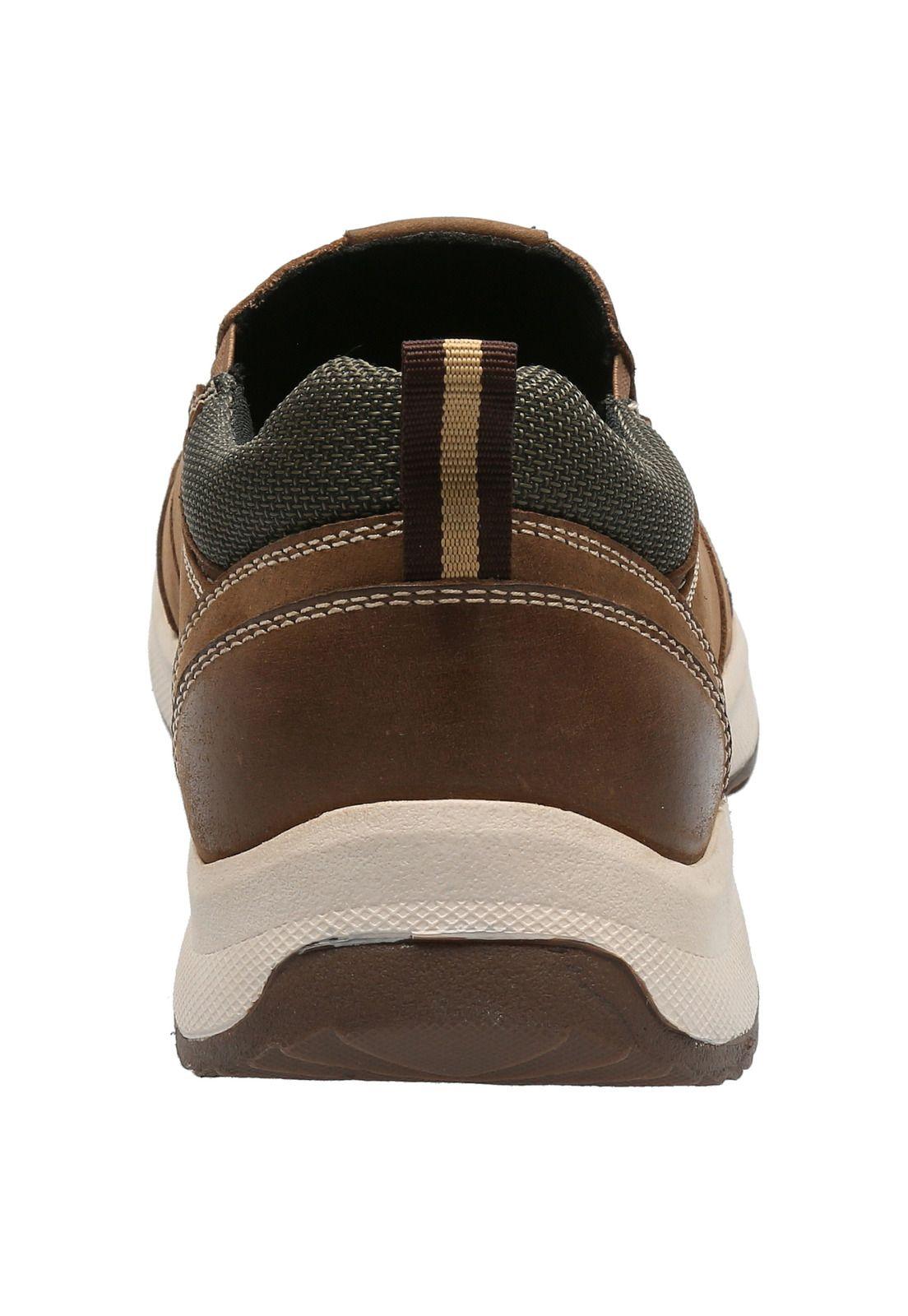 Zapato Cuero Hombre Oder Café-5