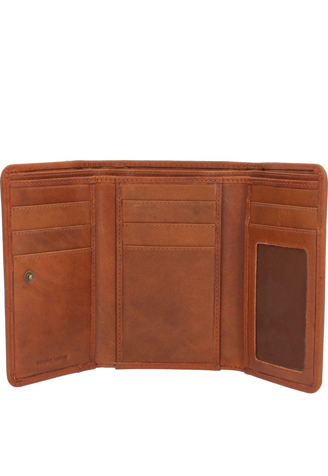 Billetera Cuero Mujer Omi Ruthin Café-2