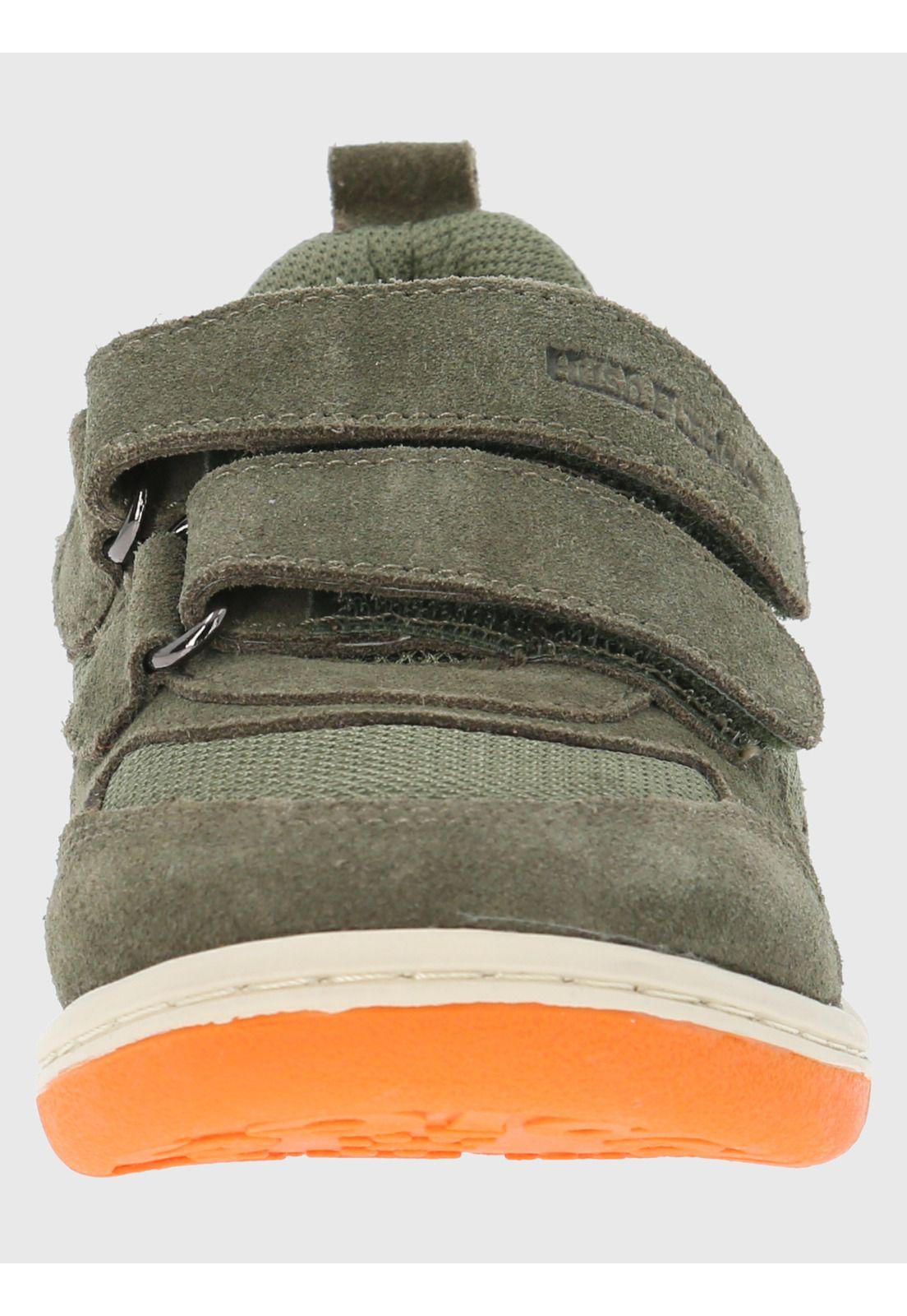 Zapatilla Cuero Verde Niño Lazo Pro  (19-25)-5