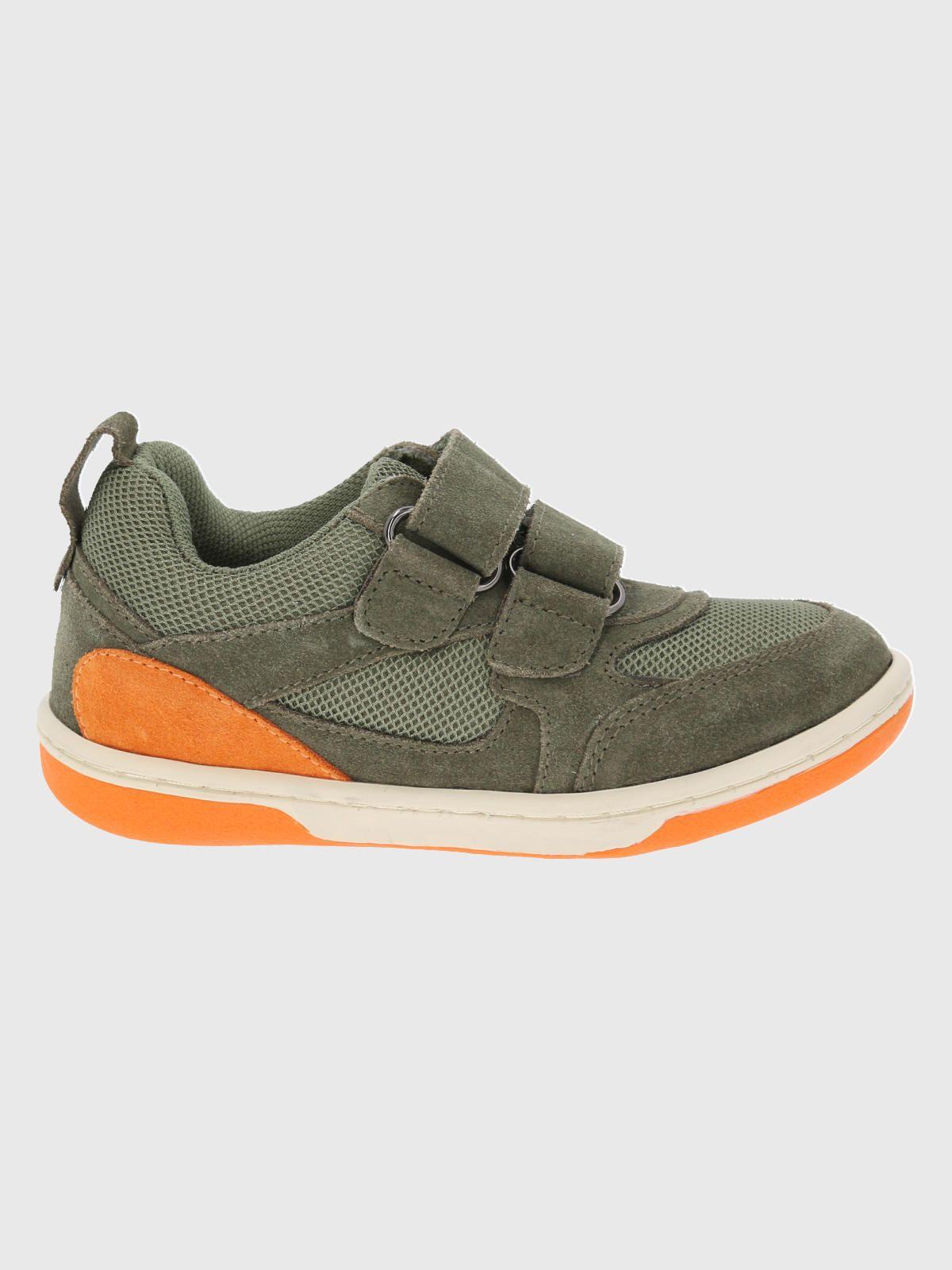 Zapatilla Cuero Verde Niño Lazo Pro  (19-25)-4