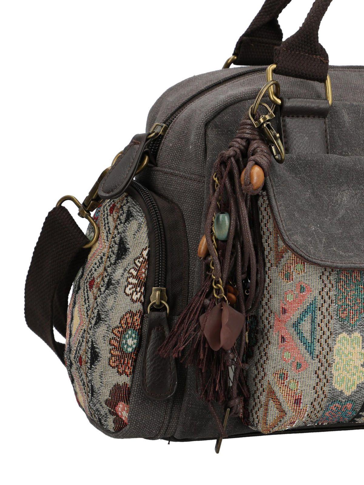 Cartera Papel Mujer Tzeltal Bag Gris-3