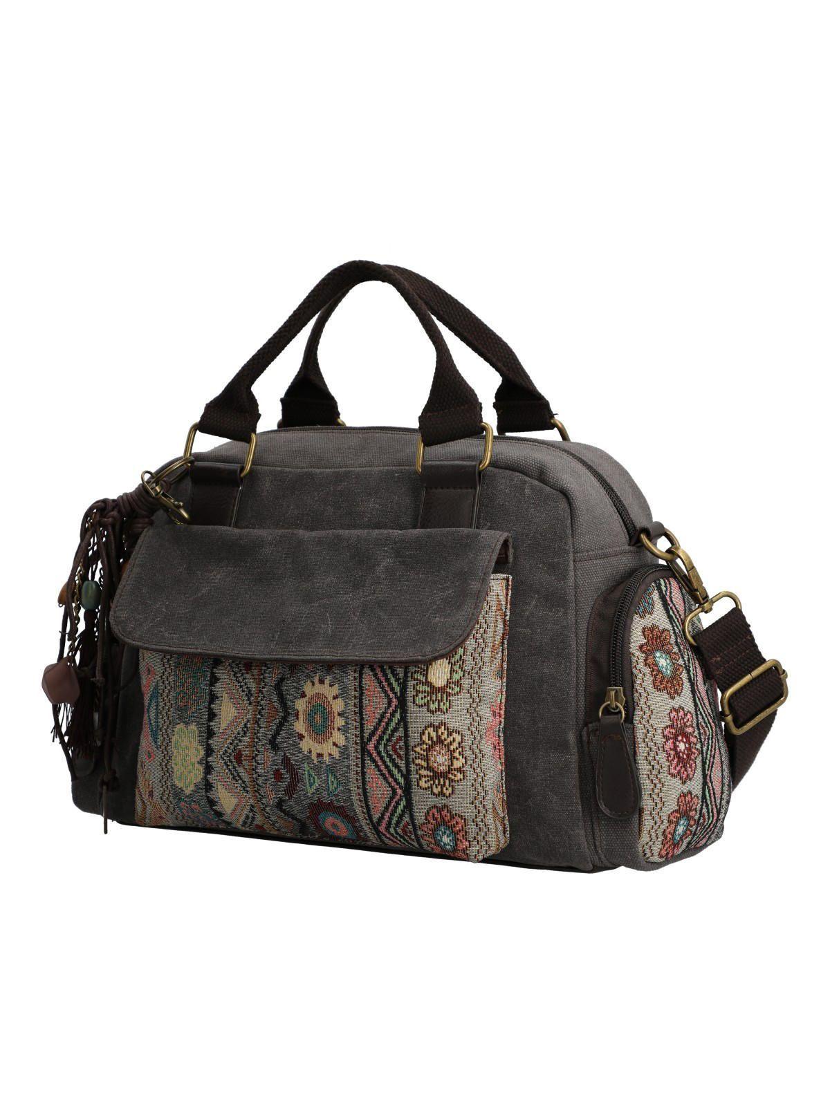 Cartera Papel Mujer Tzeltal Bag Gris-1