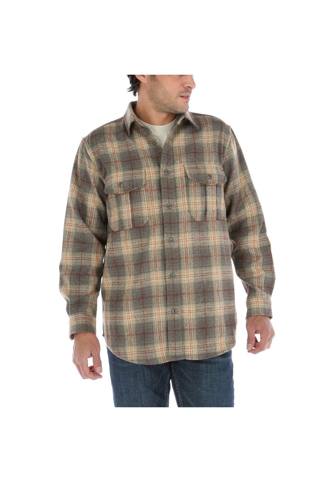 Camisa Lana Hombre Wodd Café-0
