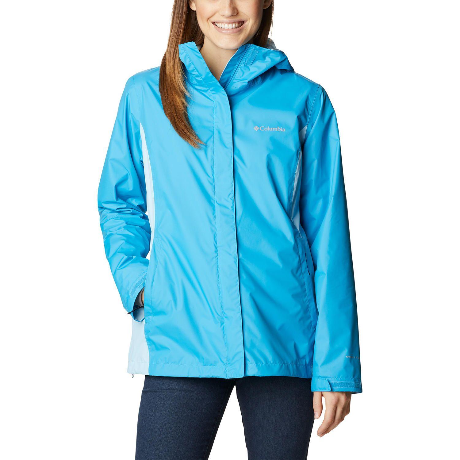 Cortaviento Impermeable Arcadia II Jacket Celeste Mujer-0
